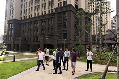 漳發(fā)晟港名都消防檢測現(xiàn)場